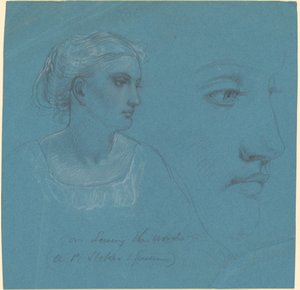 Studies for "Sowing the Word" by Daniel Huntington