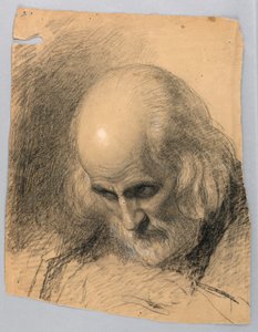 Study for "A Lesson of Charity" by Daniel Huntington
