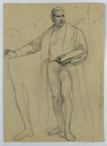 Study for "Titian Showing" by Daniel Huntington