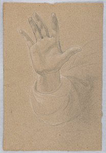 Study of Hand for "Early Christian Martyrs" by Daniel Huntington