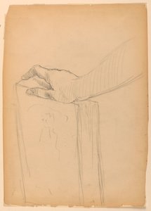 Study of Right Hand on a Book by Daniel Huntington