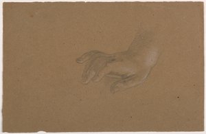 Study of a Right Hand by Daniel Huntington