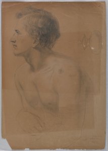 Study of a Young Man in Profile for 