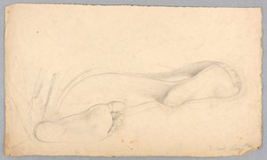 Study of the Feet of a Reclining Woman by Daniel Huntington