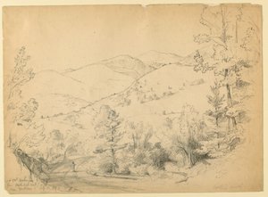 View of Mount Washington near Jackson, New Hampshire, Looking North