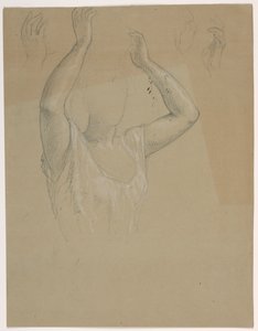 Woman With Hands Raised