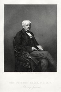 Sir Fitzroy Kelly, English judge, c1880