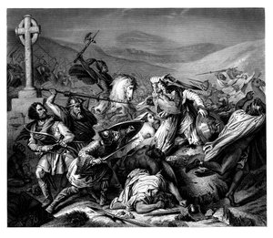 The Battle of Tours, 732 AD, 1875