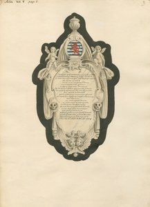 Memorial of Francis Stratford from Acton Church by Daniel Lysons
