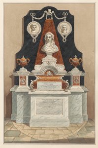 Memorial to Ann Tolson also to Caleb Cotesworth and Susannah, his Wife from Isleworth Church by Daniel Lysons