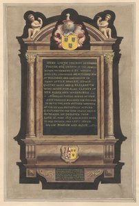 Memorial to Edmond Pigeon and Nickolas Pigeon by Daniel Lysons