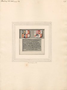 Memorial to Elizabeth Powle, from Barking Church by Daniel Lysons