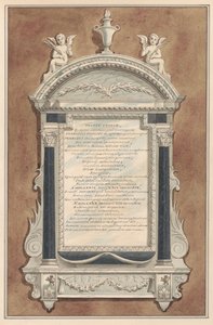 Memorial to Francis Phelips, from Sunbury Church