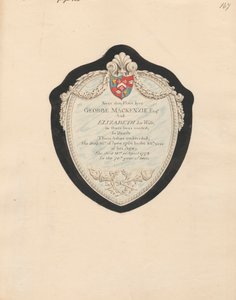 Memorial to George and Elizabeth MacKenzie from Kensington Church by Daniel Lysons
