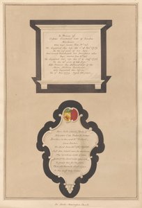 Memorial to Gideon and Frances Guichenet and their Daughter Sarah also to Silvester Cote by Daniel Lysons