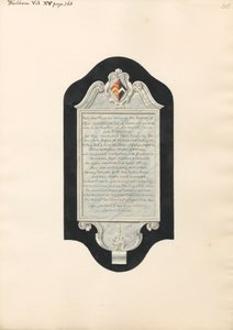 Memorial to Henry and Penelope Colchester, and Four Children and Two Grandchildren, from West Ham Church by Daniel Lysons