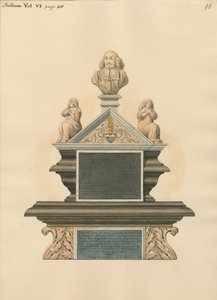 Memorial to James Smith and Sarah Smith, his wife by Daniel Lysons