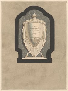 Memorial to Thomas Heming from Hillingdon Church by Daniel Lysons