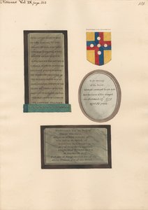 Memorials to Christopher and Agnes Merick, George Charles Black, and Sarah Horsnell, Elizabeth Ascough, and George Merick by Daniel Lysons