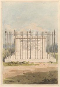 Tomb of George Earl of Macartney, from Chiswick Churchyard by Daniel Lysons