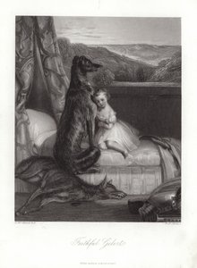 Faithful Gelert by Daniel Maclise