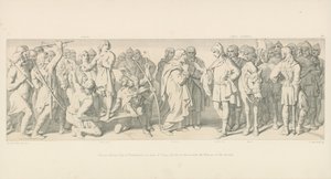 Morcar, Elected Earl of Northumbria, in Place of Tostig, Harold Mediates with the Nuneios of the Election by Daniel Maclise