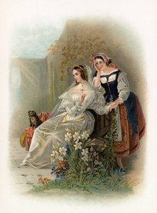 Olivia and Maria from Twelfth Night by Daniel Maclise