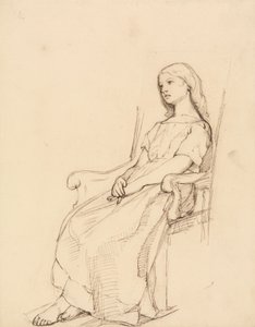 Study of a Young Girl, Seated