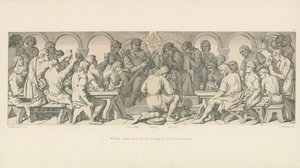 William Confers upon Harold the Dignity of a Norman Knight by Daniel Maclise