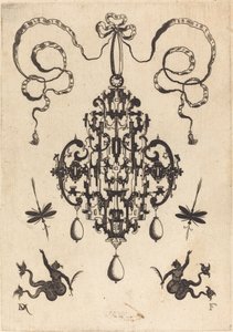 Large Pendant, Lower Left and Right Two Creatures of the Sea by Daniel Mignot