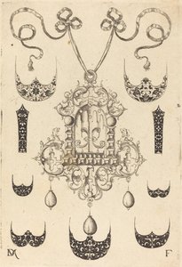 Pendant Surrounded by Seven Shields and Two Ornamental Bands by Daniel Mignot