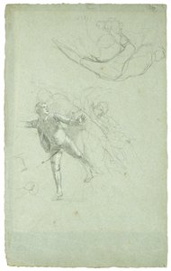 Study for The Siege of Gibraltar (Study for a Figure on a Cannon in the Longboat), 1785-1786 by Daniel Mytens