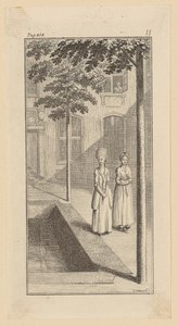 Alexander Observes Tine from the Window by Daniel Nikolaus Chodowiecki