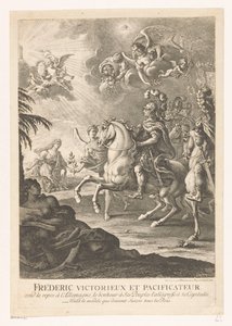 Allegorical Representation with Frederick the Great on Horseback by Daniel Nikolaus Chodowiecki