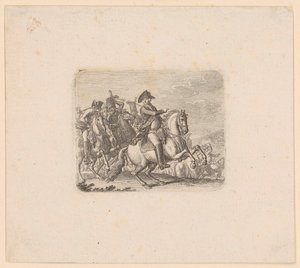 March of the Prussian Army by Daniel Nikolaus Chodowiecki