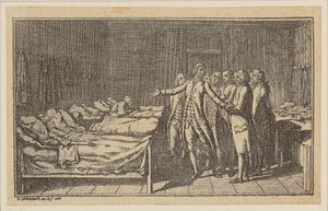Visit to St. Job in **, Plate 1 by Daniel Nikolaus Chodowiecki
