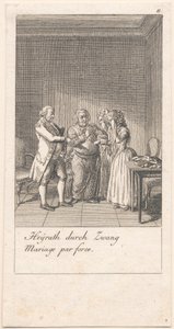Reasons for Marriage and Their Consequences. Plate 11 by Daniel Nikolaus Chodowiecki