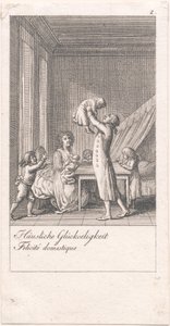 Motives for Marriage and Their Consequences. Plate 2 by Daniel Nikolaus Chodowiecki