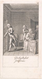 Motives for Marriage and Their Consequences. Plate 4 by Daniel Nikolaus Chodowiecki