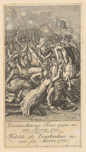 Plate 11 of the "Brandenburg War Scenes" by Daniel Nikolaus Chodowiecki
