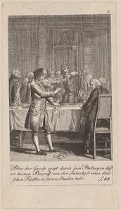Sheet 3 of the Series "Brandenburg History" by Daniel Nikolaus Chodowiecki