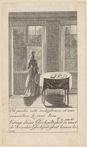 Sheet 3 from "Karoline von Lichtfield" by Daniel Nikolaus Chodowiecki