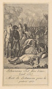 Sheet 5 of the Brandenburg War Scenes by Daniel Nikolaus Chodowiecki