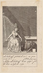 Plate 8 for "Karoline von Lichtfield" by Daniel Nikolaus Chodowiecki