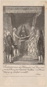 Sheet 9 of the Series "Brandenburg History" by Daniel Nikolaus Chodowiecki