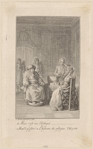 Plate for the "Memoirs [...] of the Refugees", Third Volume by Daniel Nikolaus Chodowiecki