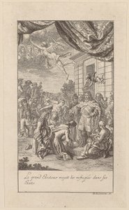 Page from the "Memoirs [...] of the Refugees", First Volume by Daniel Nikolaus Chodowiecki