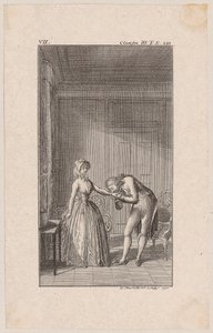 Clarisse Regrets Her Escape by Daniel Nikolaus Chodowiecki