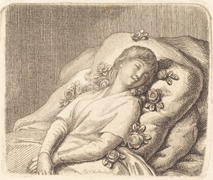 Dreaming on Roses by Daniel Nikolaus Chodowiecki