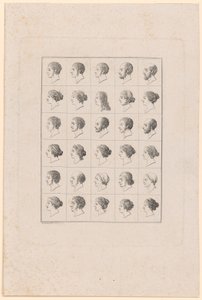 Thirty Physiognomic Heads by Daniel Nikolaus Chodowiecki